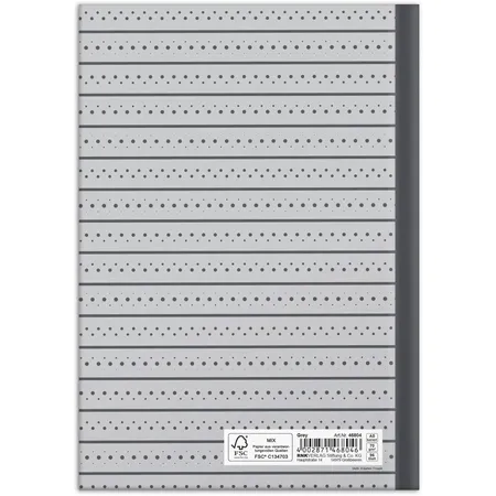 RNK Verlag Kladde / Notizbuch “Grey”, kariert, DIN A5