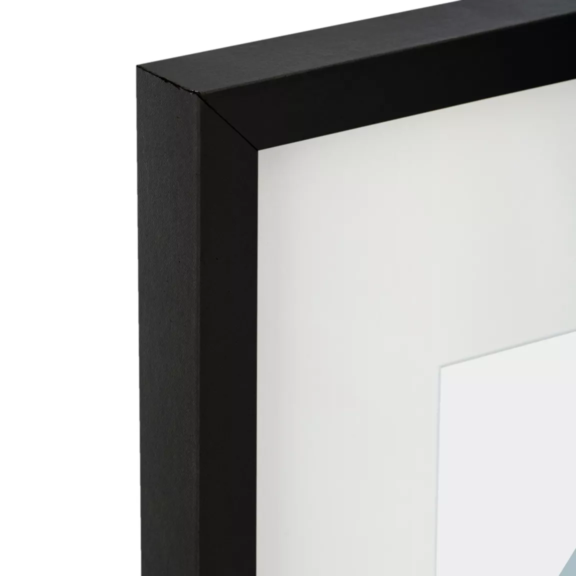 Cadre photo bois mural (40 x 50 cm) Manu Noir