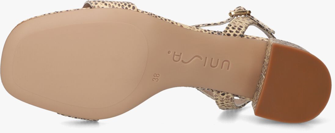 beige unisa sandalen met hak kiala