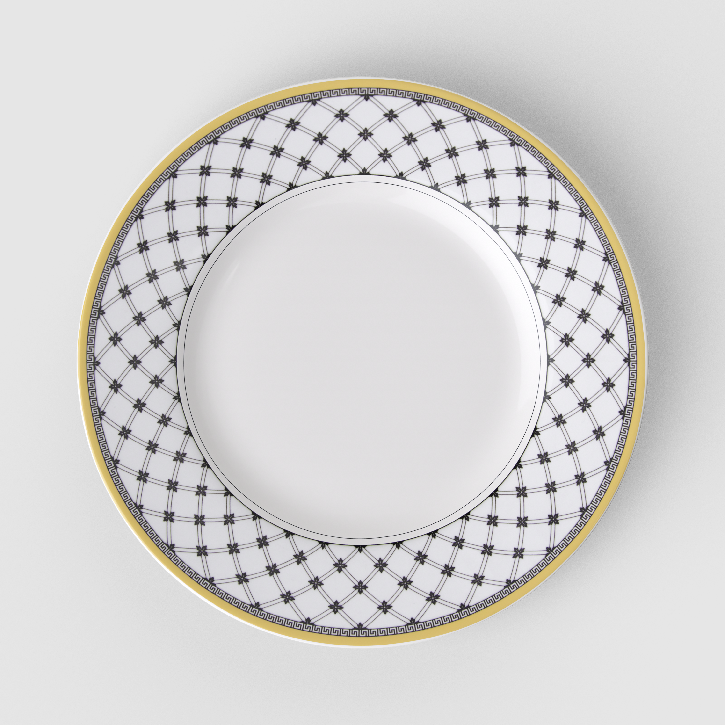 Audun Appetizer and dessert plate Multi-colored, 8.6'', Premium Porcelain