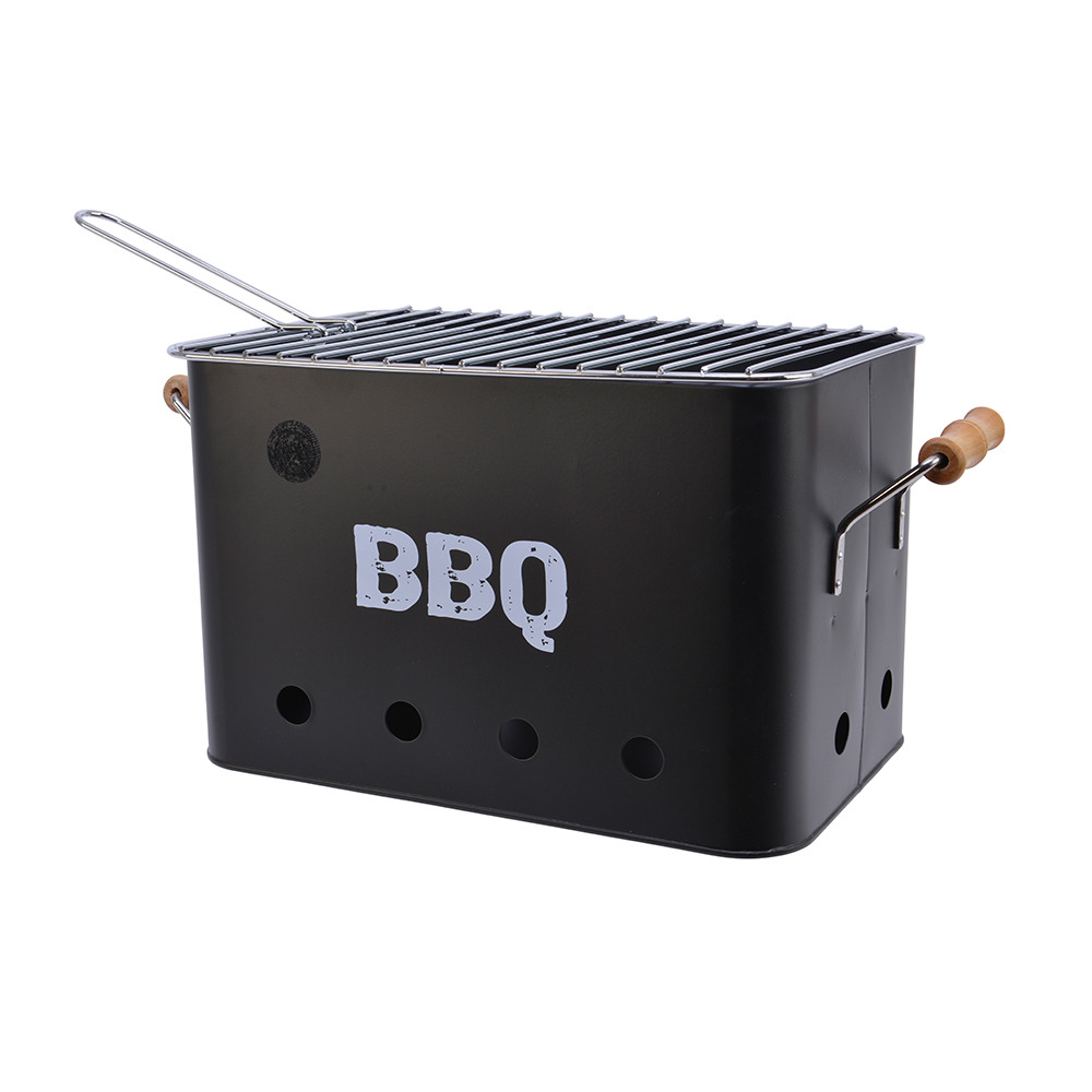 Grille de barbecue couleur noire 32,5x21x21cm