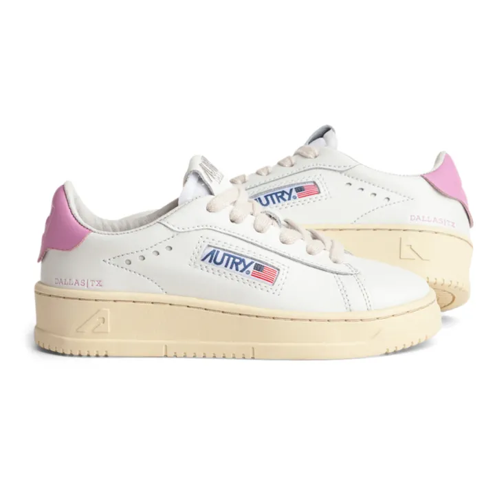 Autry Baskets Kids Medalist Low Cuir | Rose