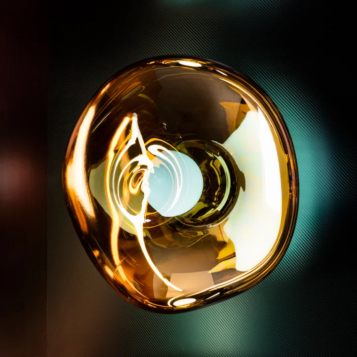 Tom Dixon - Melt LED Wandleuchte / Deckenleuchte, Mini, 30 x 25 cm, gold