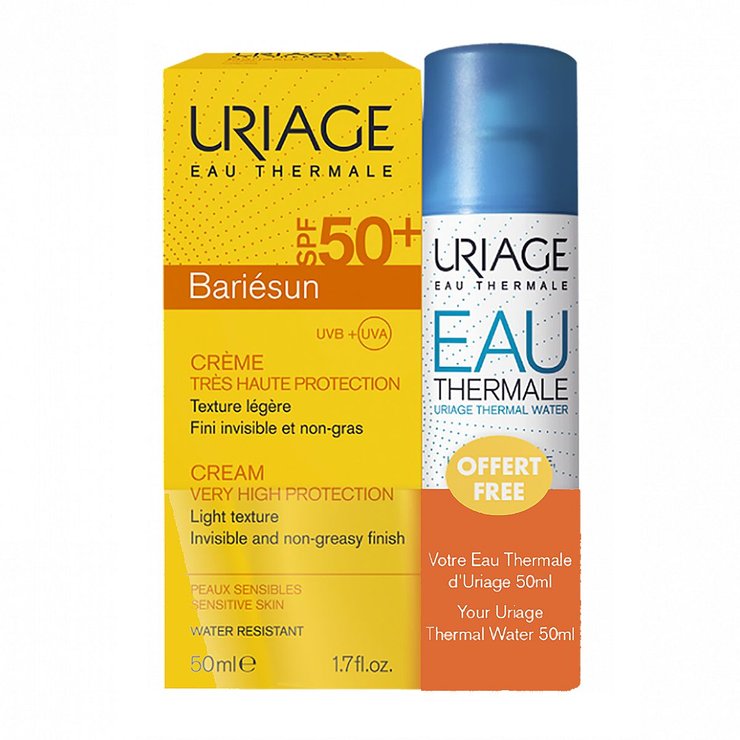Bariésun crème SPF50+ 50ml + eau thermale 50ml offerte