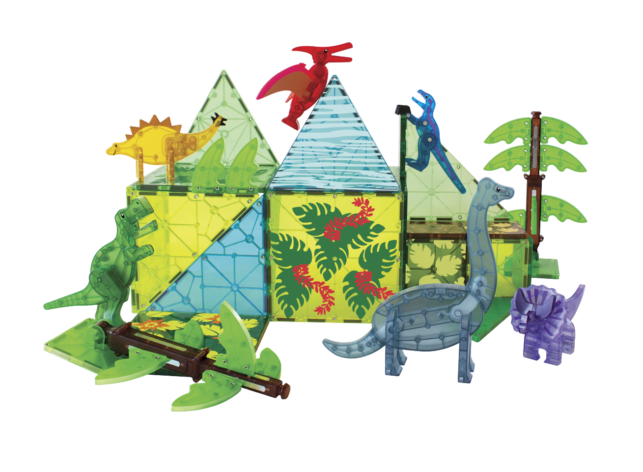 Magna Tiles - Dinosaur Verden XL 50 dele