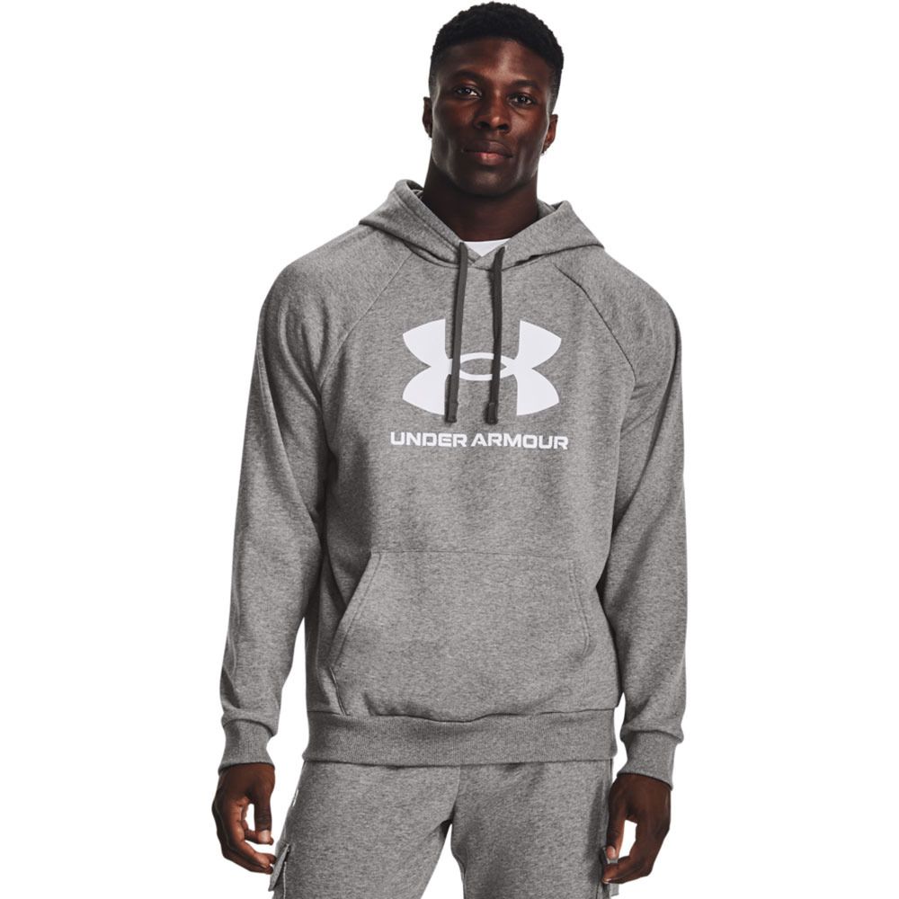 Under Armour RIVAL LOGO - Sweat Homme gris