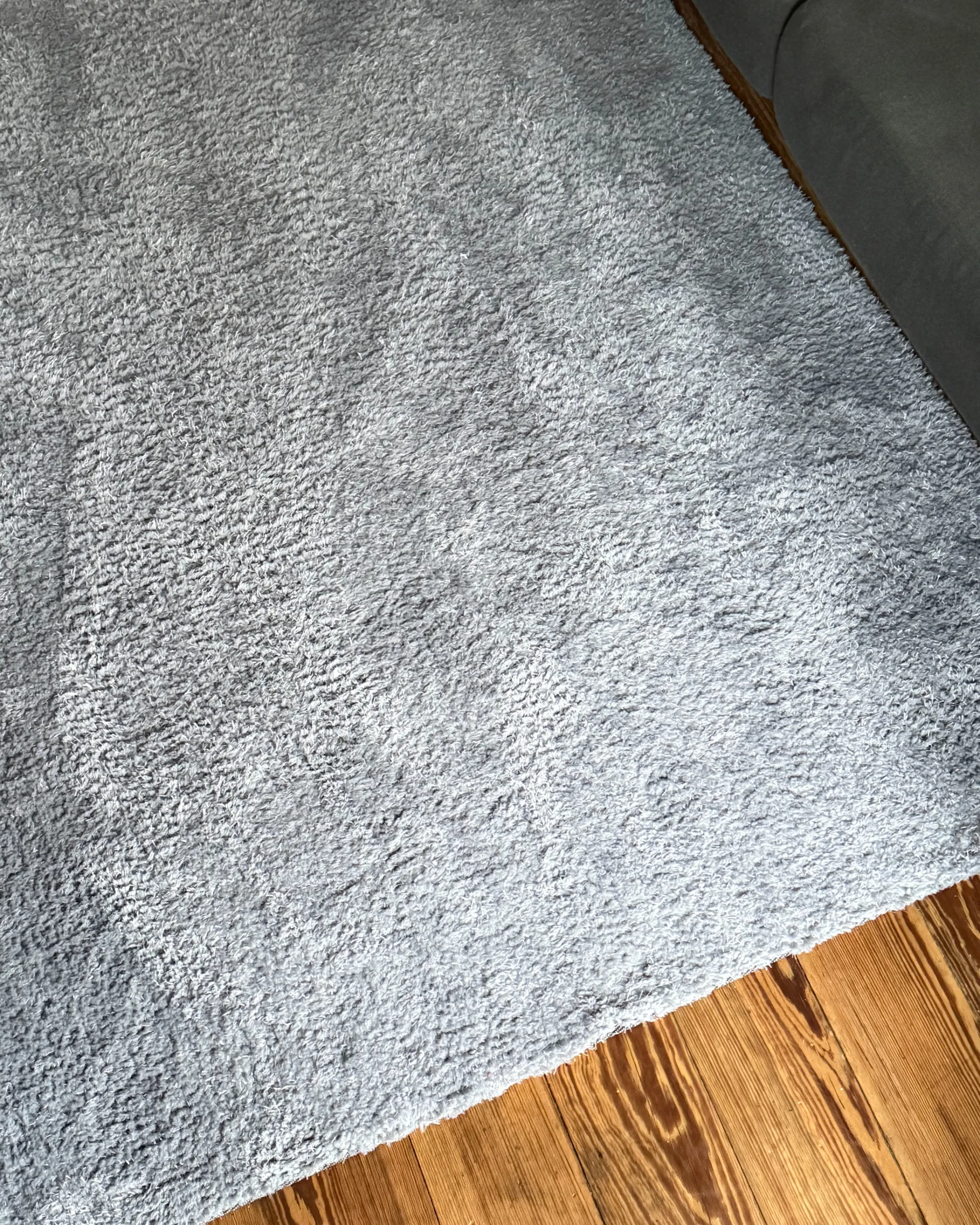 Hoogpoligvloerkleed DEMRE Lichtgrijs 160 x 230 cm