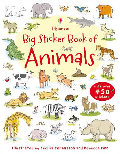 Big Sticker Book of Animals (Paperback)