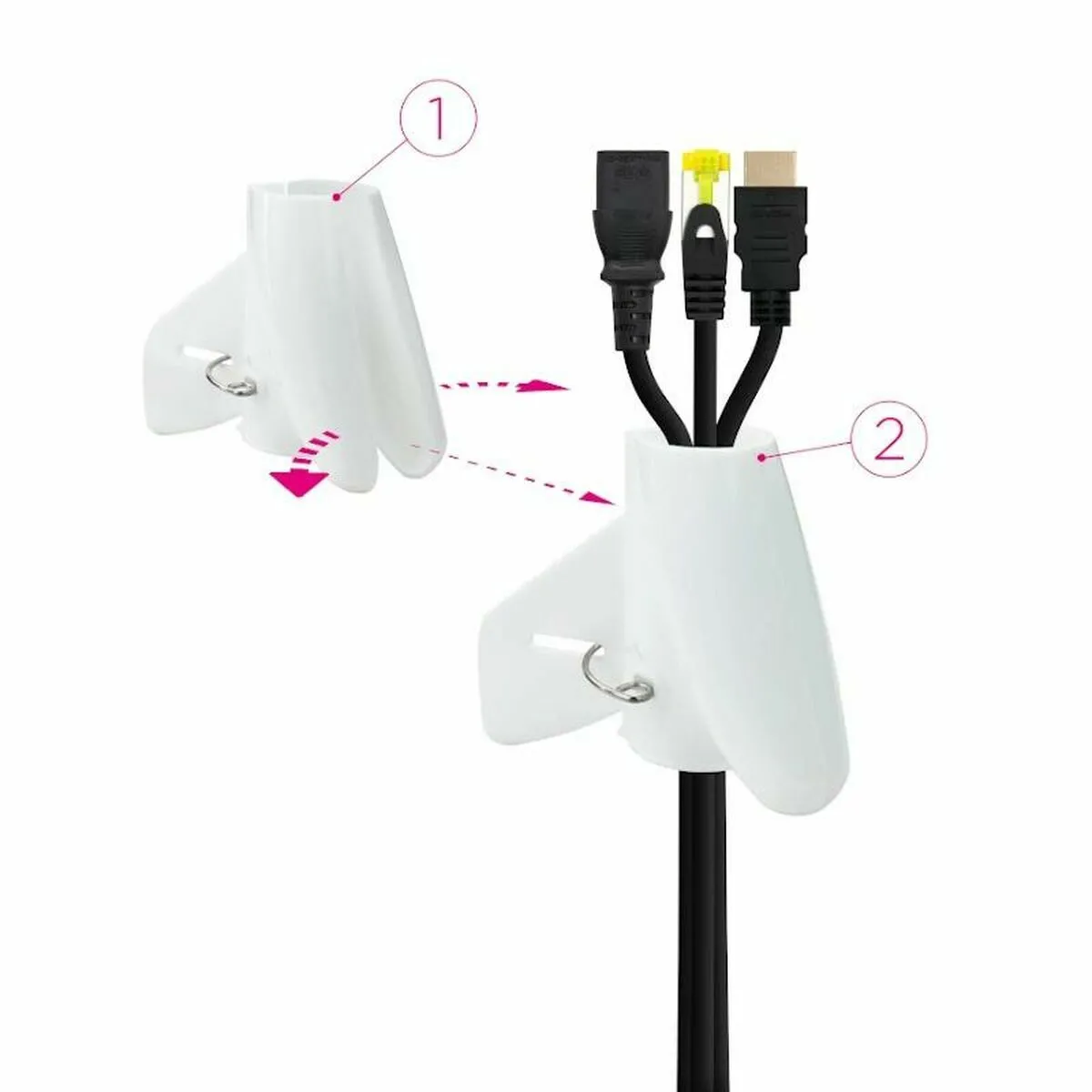 Nanocable 10.36.0001-W Blanc