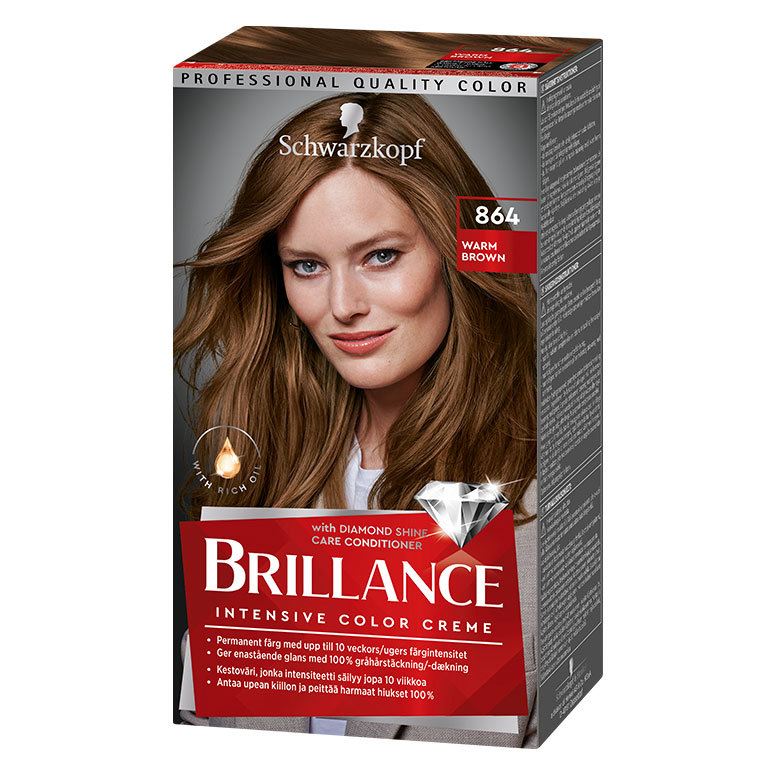 Schwarzkopf Brillance Intensive Color Creme 864 Warm Brown
