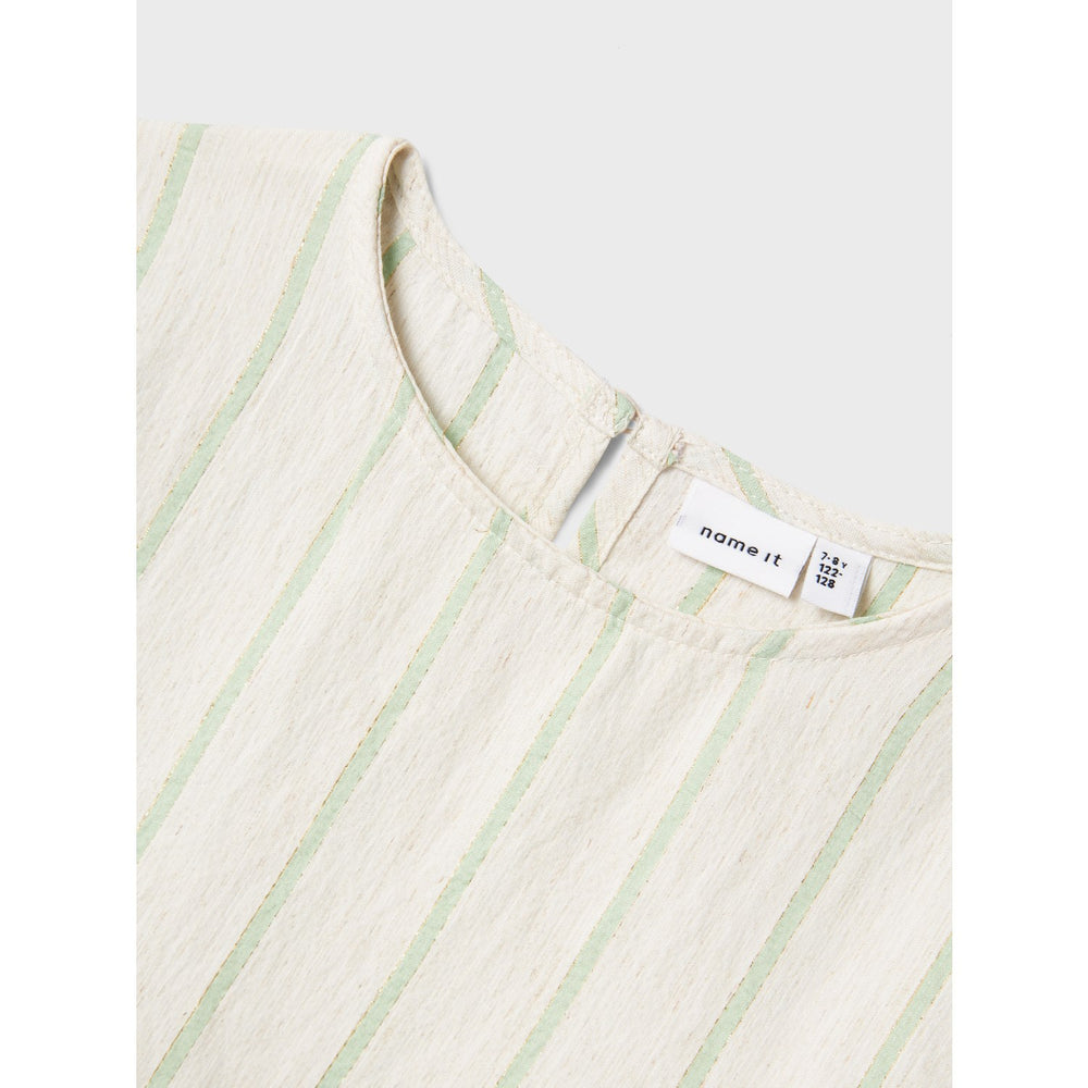 Køb Name It Arcadian Green Fizteks Bluse