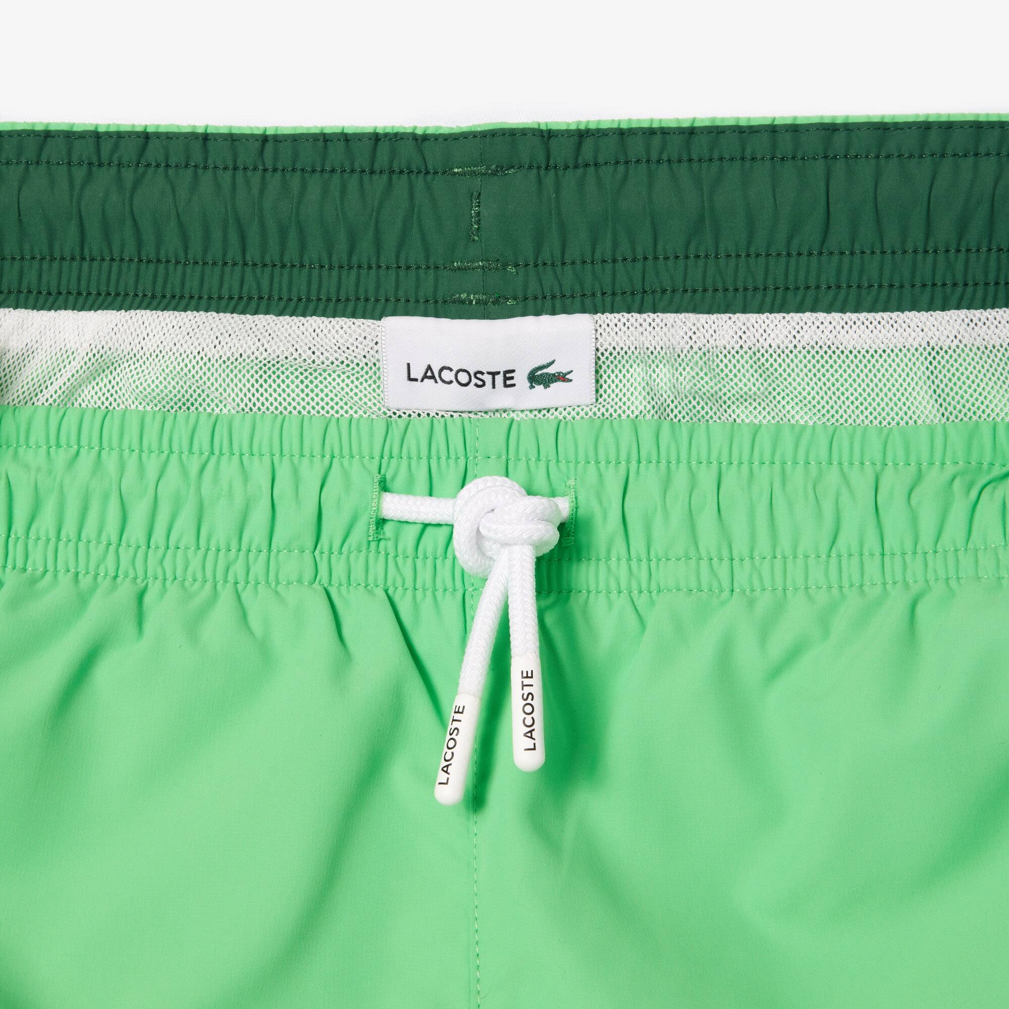 Jungen Quick-Dry Badehose Bademode - Grün - Lacoste - Jungen