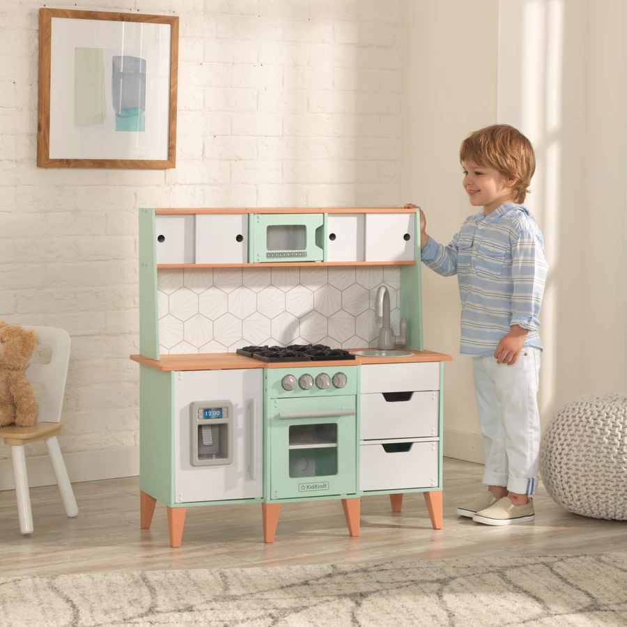 KidKraft® Spielküche Vintage-Spielküche im 1950er-Stil mit EZ Kraft Assembly™
