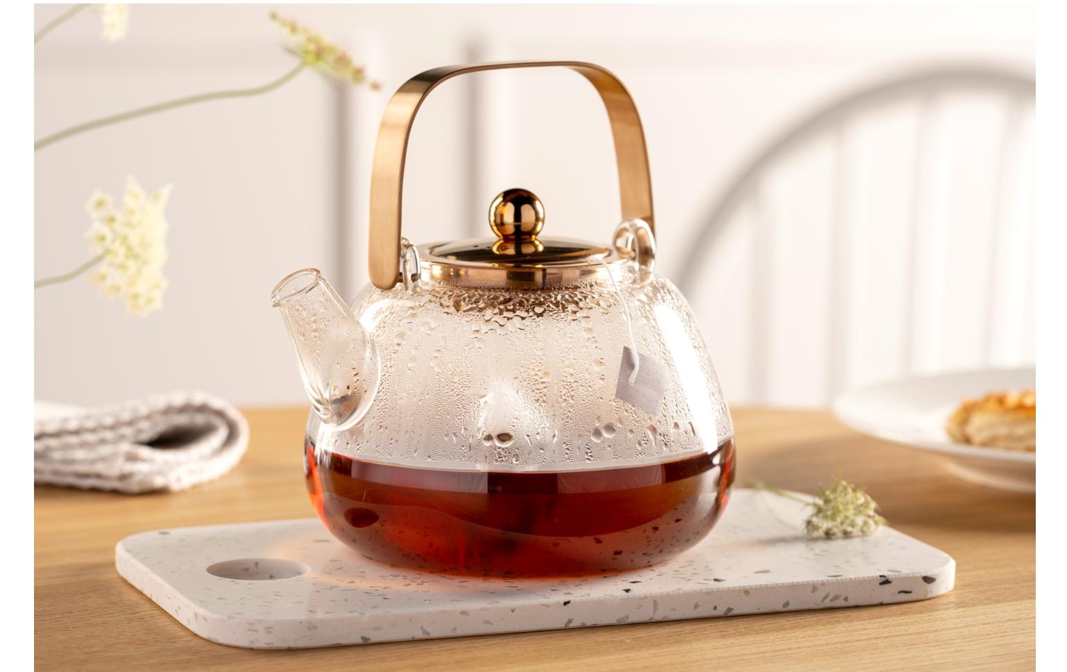 Teekanne Tè per te 1.2 l, TransparentTeebereiter