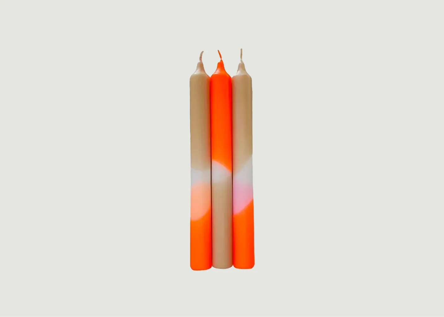Bougie Dip Dye Neon Papaya Sand Pink Stories