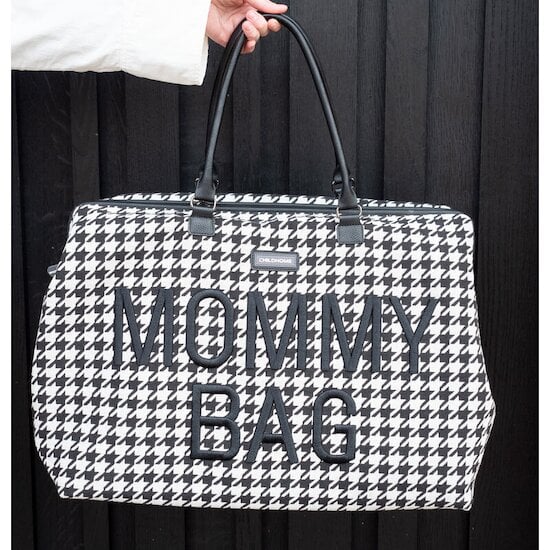 Sac à langer Mommy Bag   Pied de poule        de               Childhome