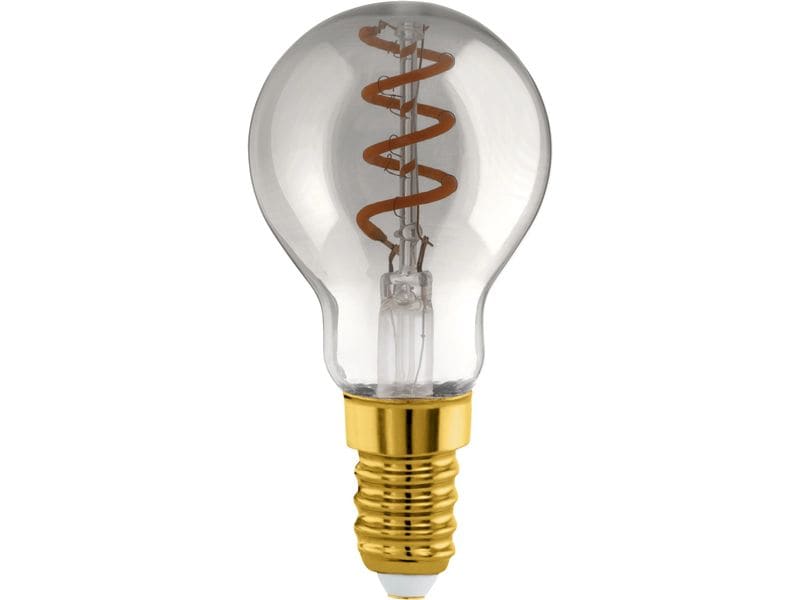 EGLO Leuchten Lampe 4 W E14 Warmweiss LED Deko-Leuchtmittel aus bedampftem Glas