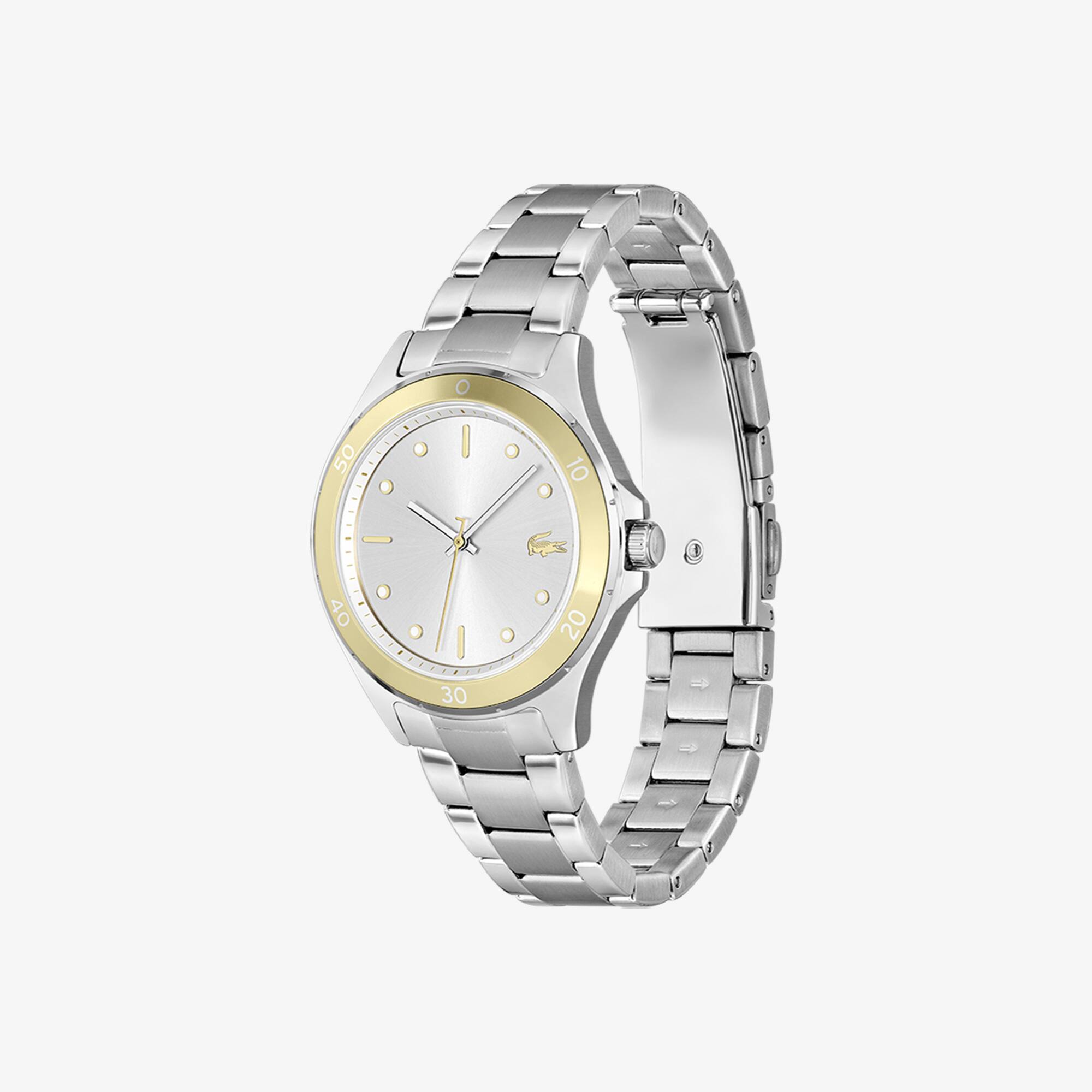 Montre femme 3 aiguilles Swing en acier inoxydable Lacoste Montres - Blanc - Lacoste - Femme