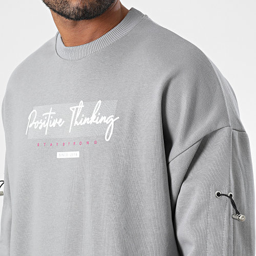 Sweat Crewneck 22-K076 Gris