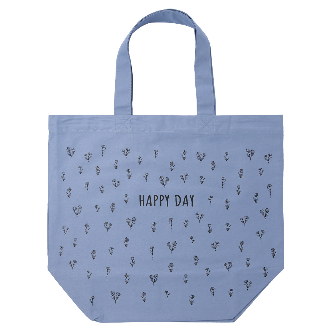 Gina Benotti Canvas-Shopper mit Print blau