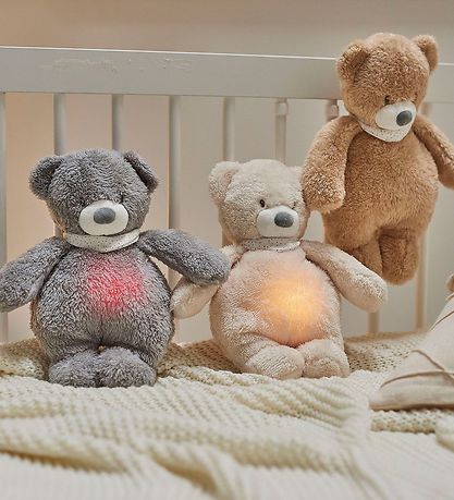 Nattou Sovebamse m. Natlys/Lyd - Sleepy Bunny - Beige