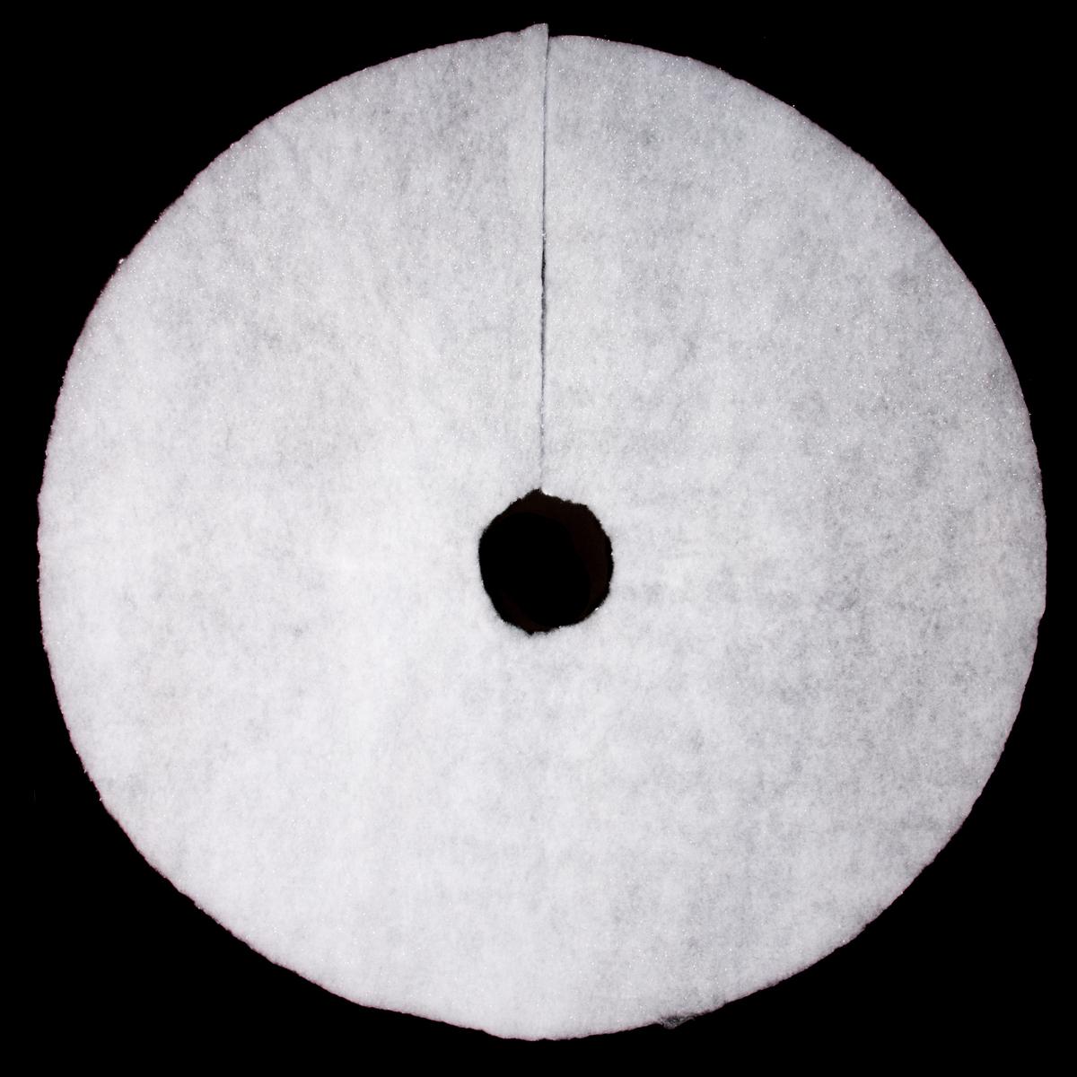 NEIGE TAPIS POUR SAPIN PAILLETTE D.100CM