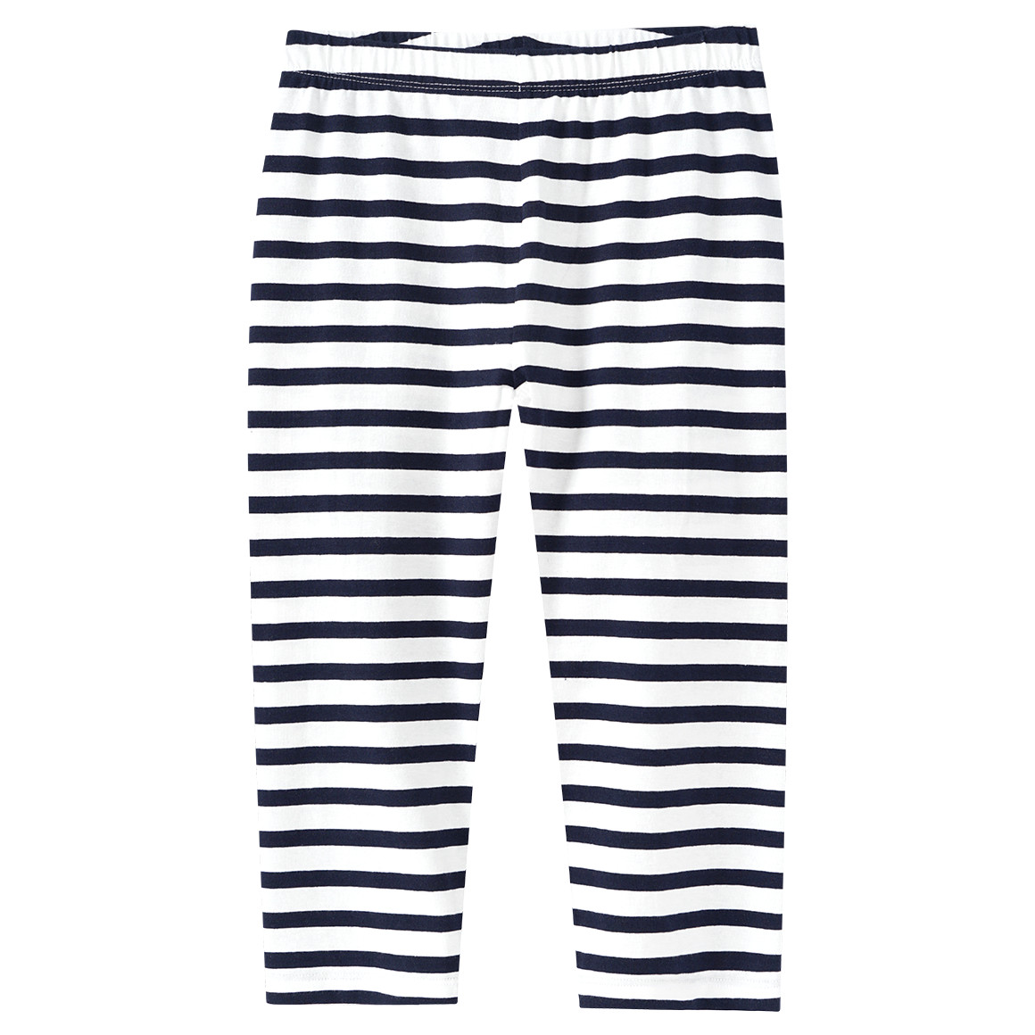 Famy 2 Mädchen Capri-Leggings im Basic-Look hellblau / dunkelblau