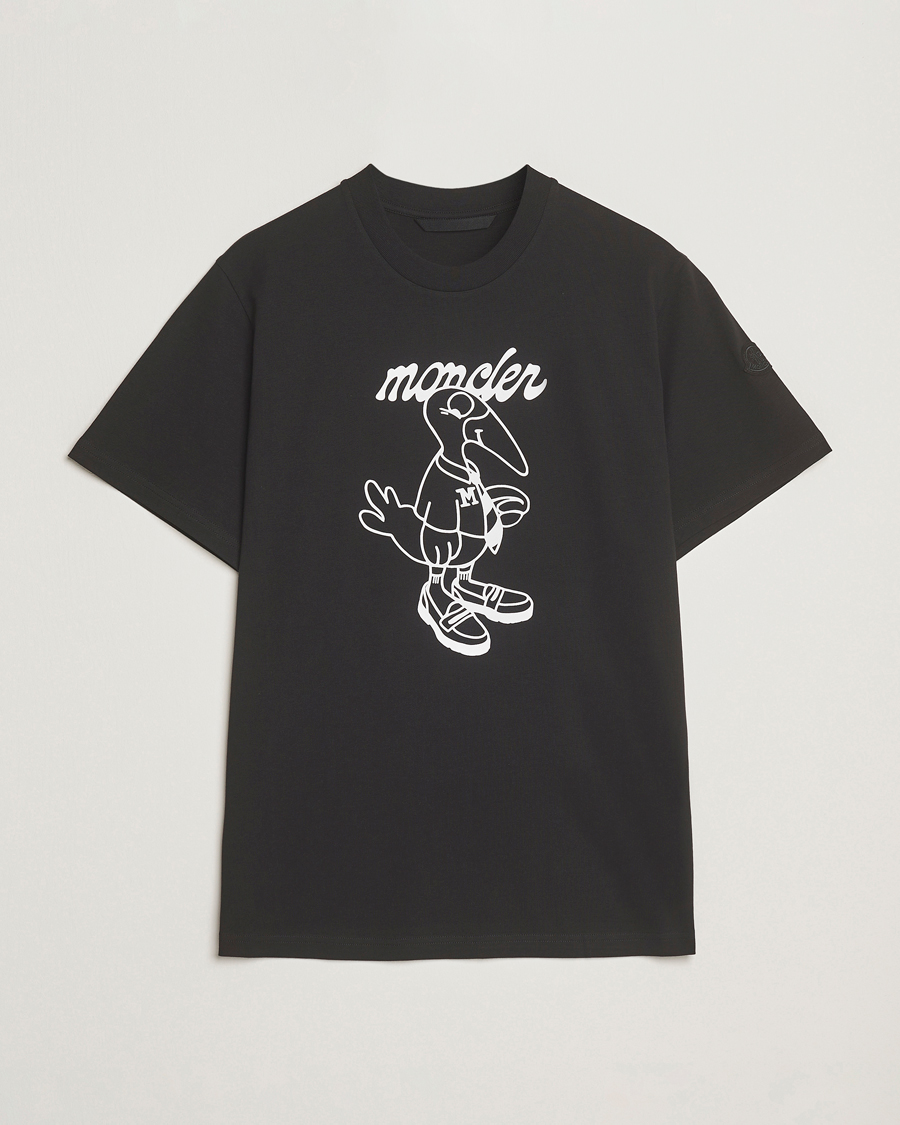 Moncler Printed T-Shirt Black