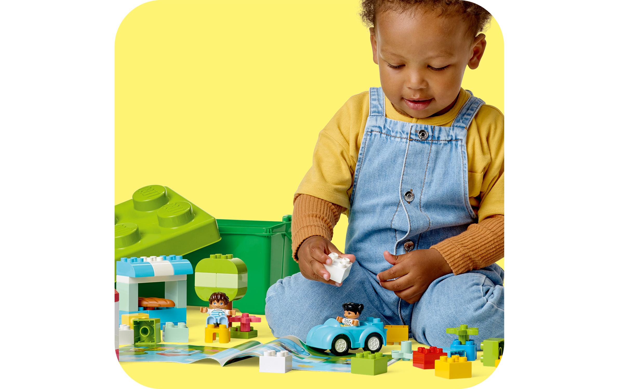 DUPLO® Steinebox 10913Bausteine-Set in stabiler Aufbewahrungsbox