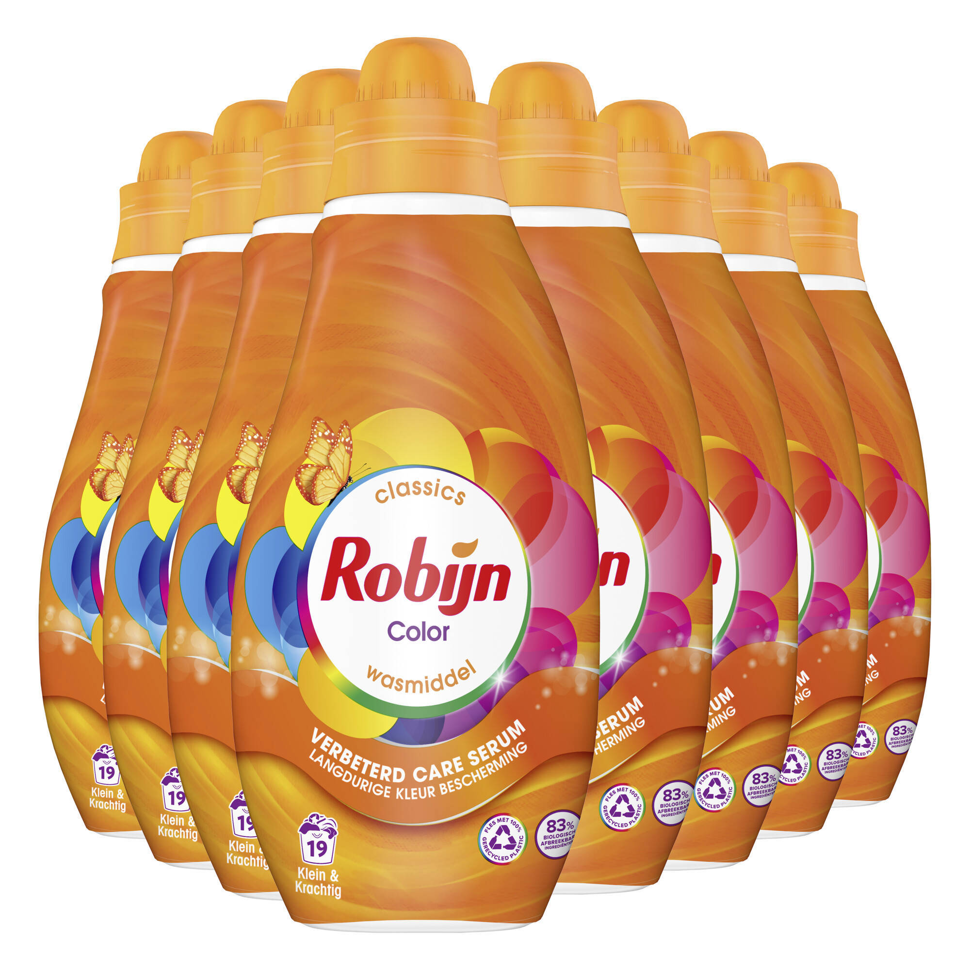 Robijn vloeibaar wasmiddel Color - 8 x 19 wasbeurten - 152 wasbeurten