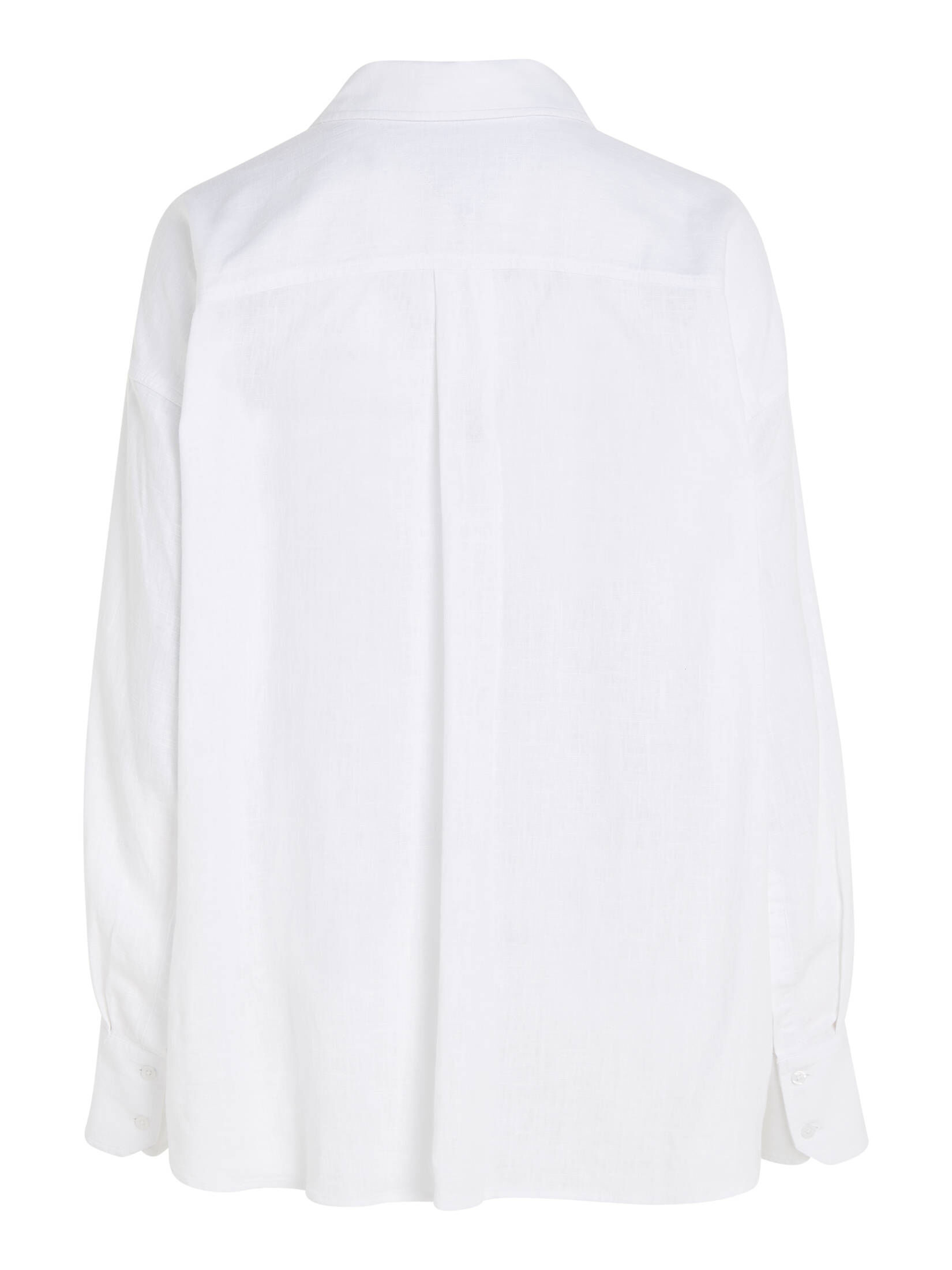 Tommy Jeans| Damen Hemdbluse mit Leinen TJW SP OVR LINEN SHIRT Langarm