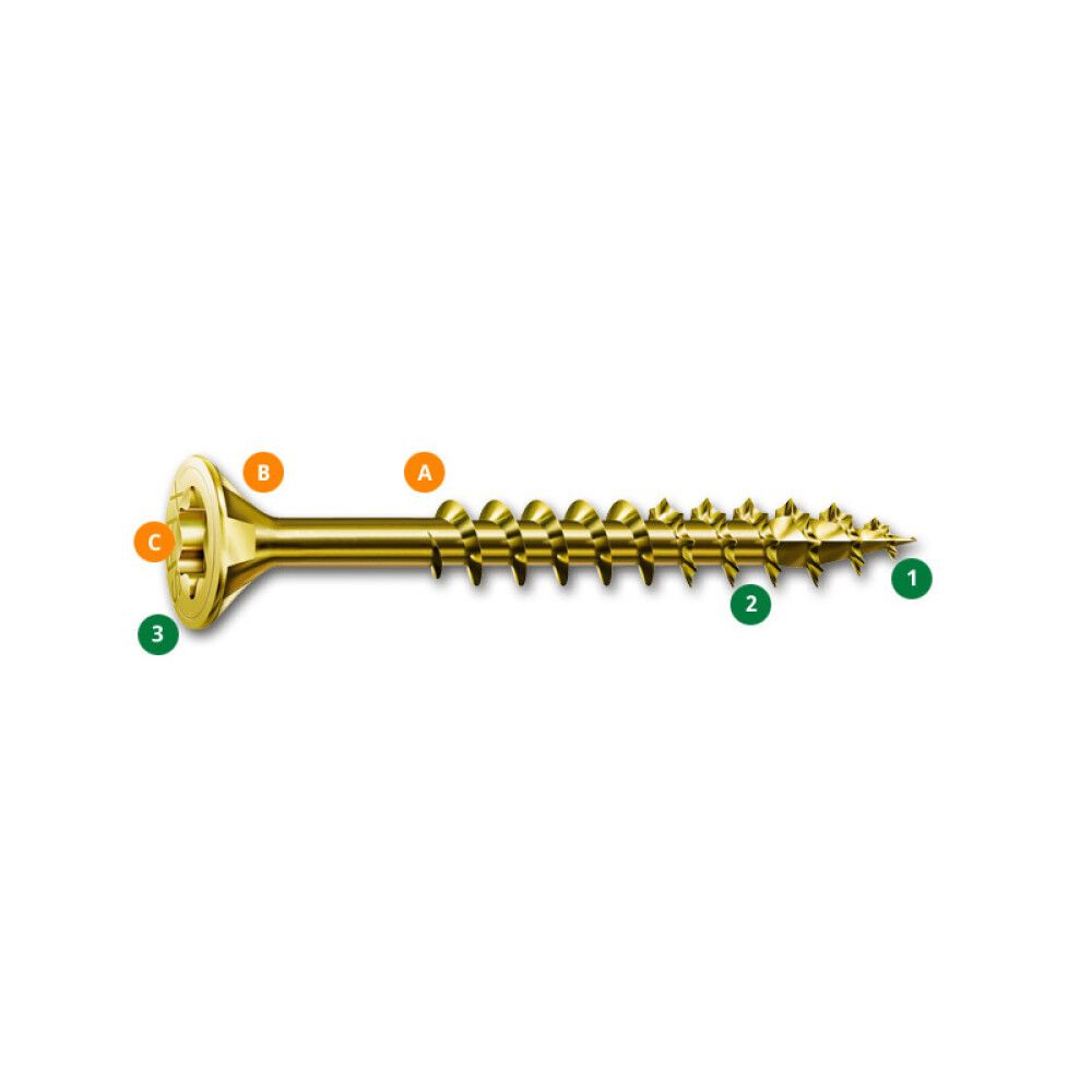 TRESKRUE SPAX TFT 5X100MM 30STK/PK