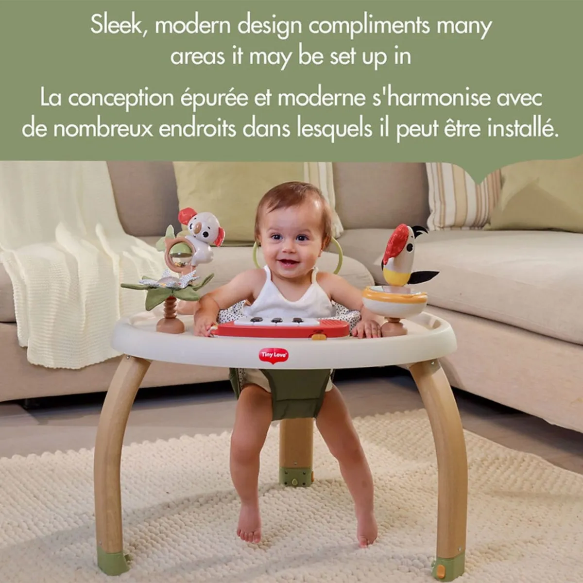 Tiny Love Exerciseur Centre d'Activités Stationnaire 5-en-1 Here I Grow - Boho Chic