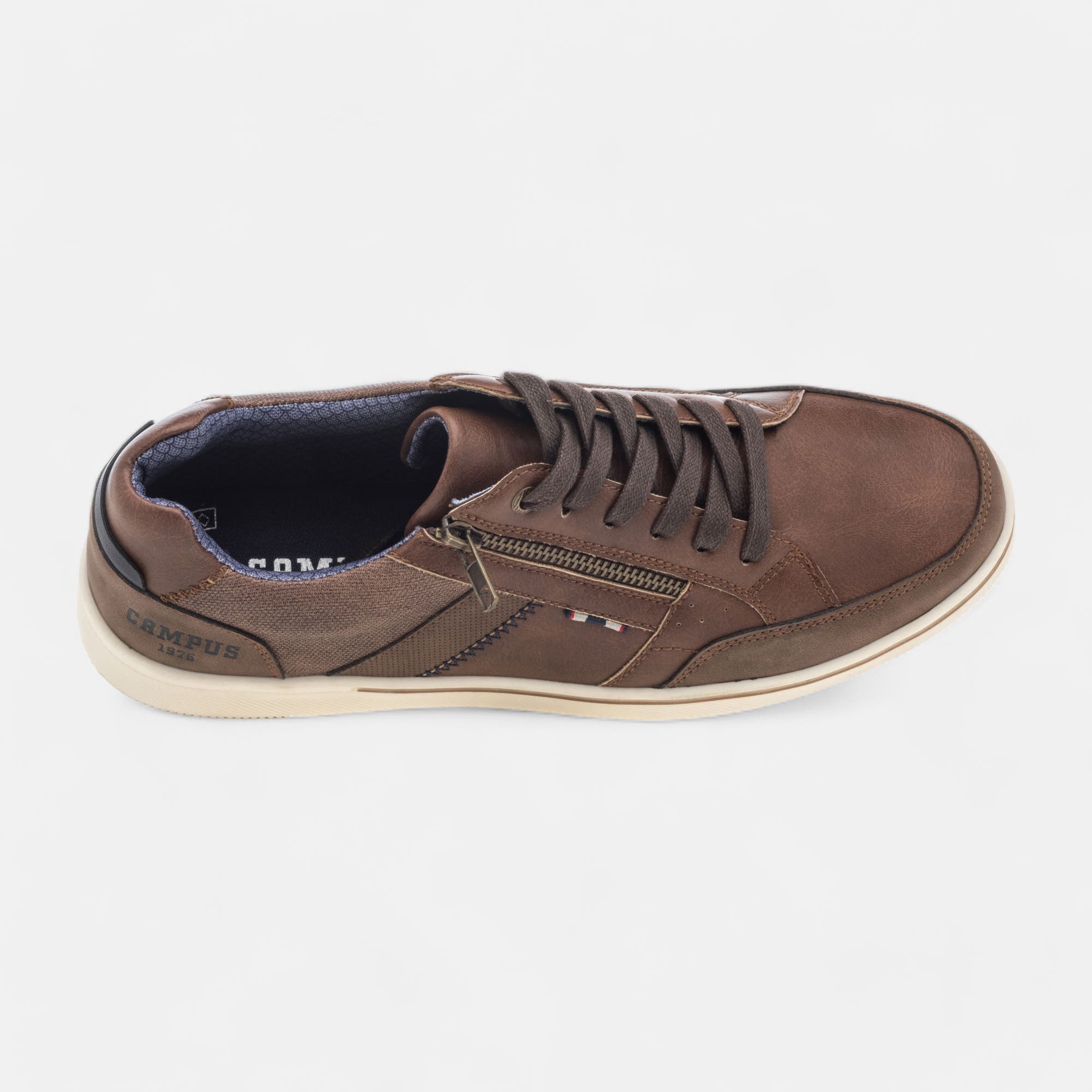 Baskets basses Homme cognac