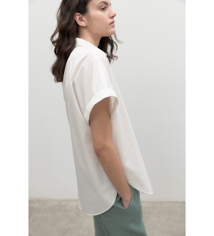 Camisa branca feminina ECOALF Isaalf