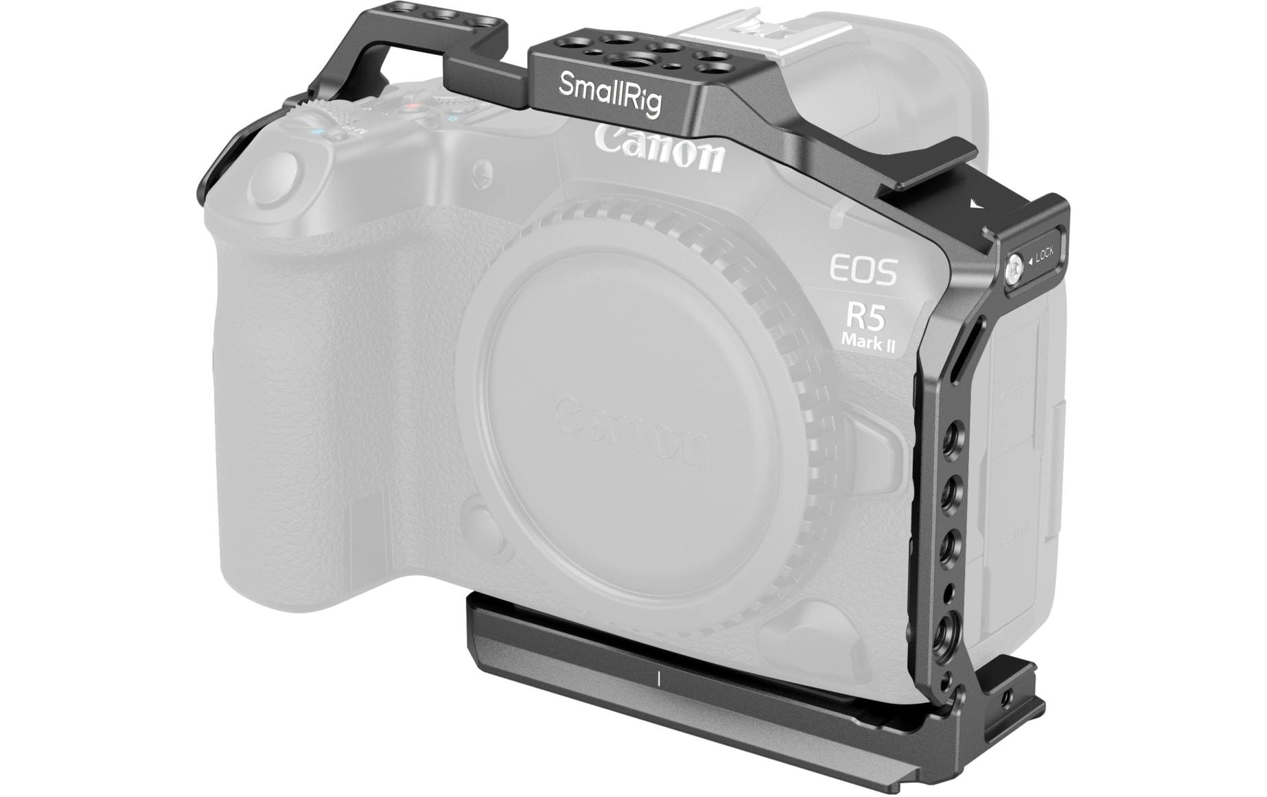 Cage für Canon EOS R5 Mark IISchützt die Kamera und bietet Anschlussmöglichkeiten