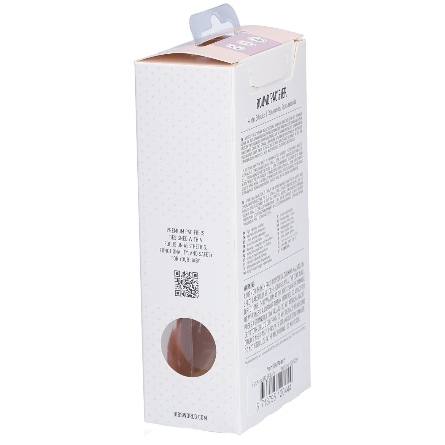 BIBS® Schnuller Peach 6-18 Monate Größe 2