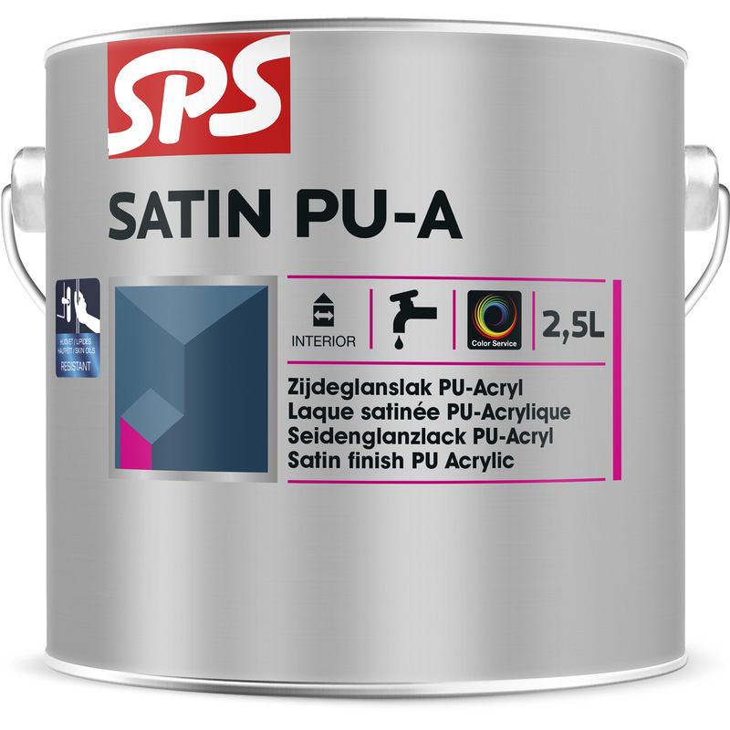 SPS Satin PU-A 2,5L wit