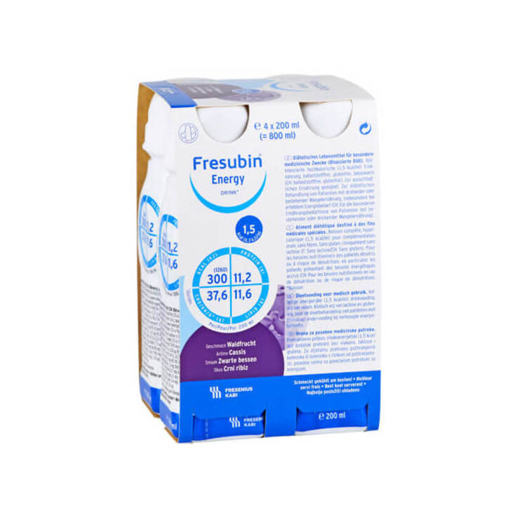 Fresubin Energy Drink Waldfrucht Trinkflasche Cpc, 4X200 ml
