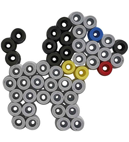 Hama Maxi Perlen - 3000 st. + 4 Platten - Mehrfarbig