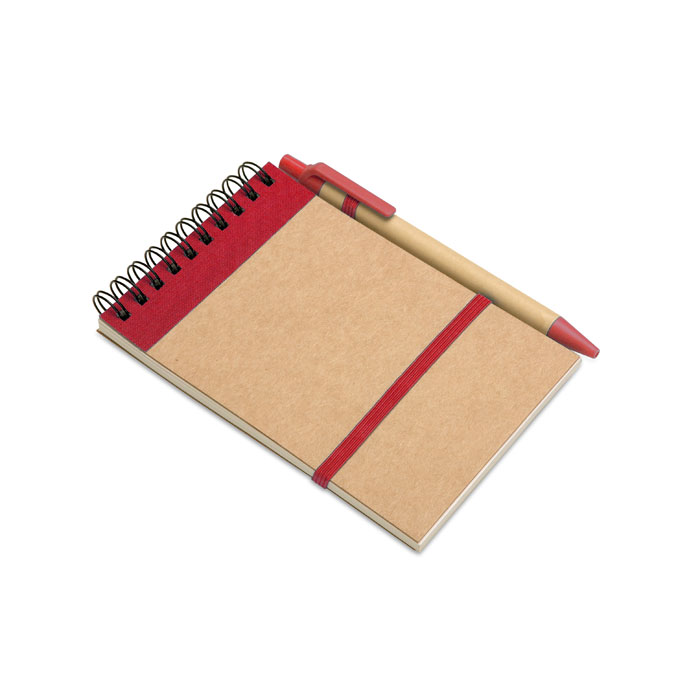GiftRetail IT3789 - SONORA Bloc-notes recyclé et stylo