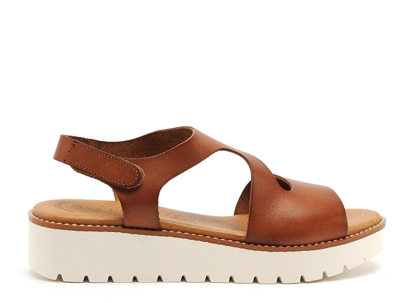 Eva frutos nu pieds plats femme 3225 marron