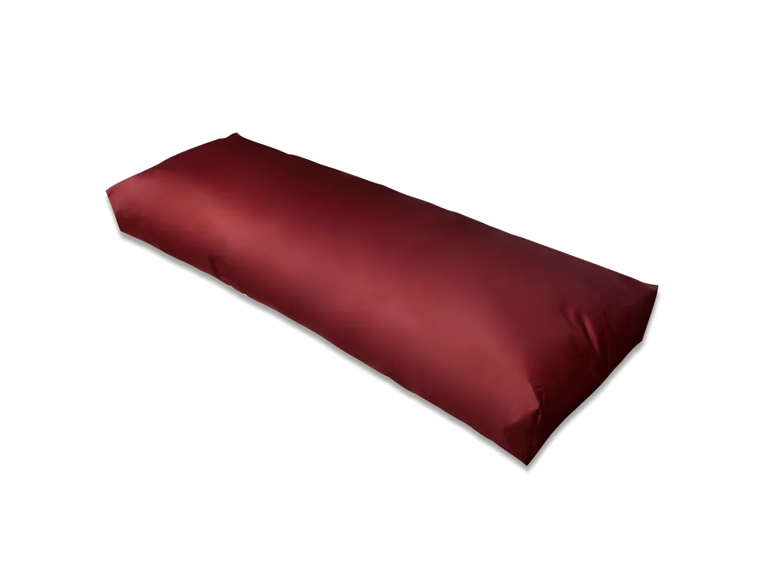 Coussin rembourré de dossier bordeaux 120 x 40 x 10 cm DEC021369
