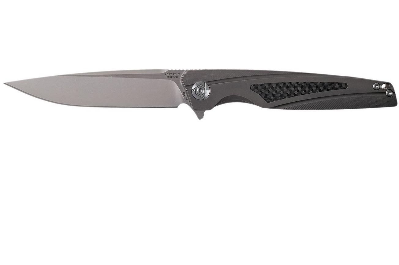 Rike RK803CH-DG Dark Grey, Carbonfiber Inlay zakmes