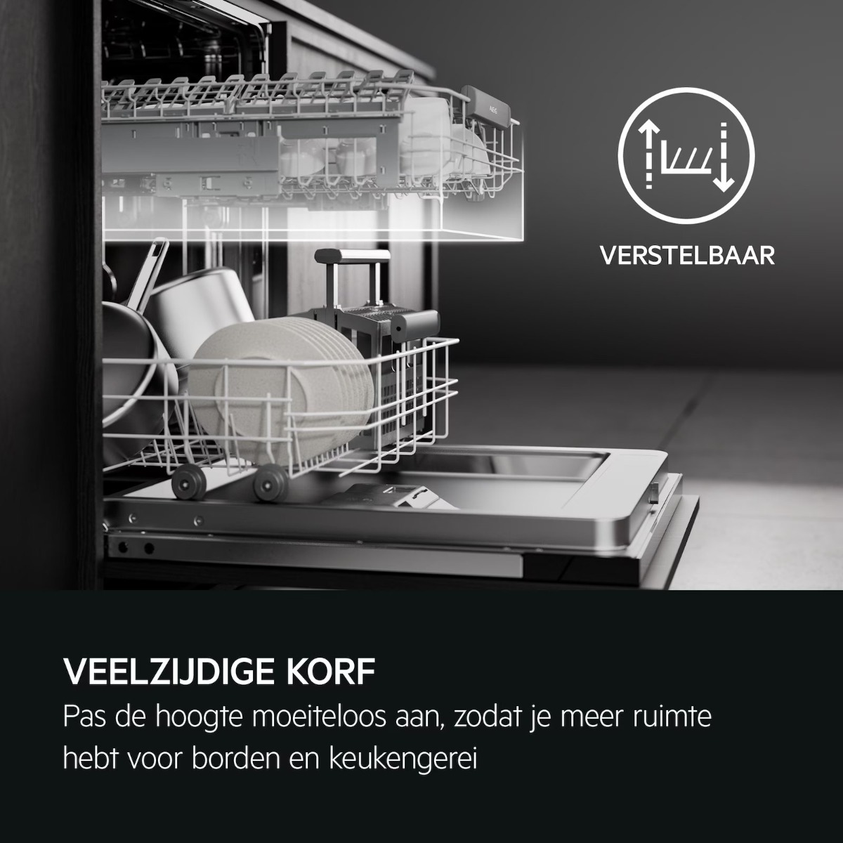 AEG inbouw vaatwasser FSB34707Z - volledig integreerbaar