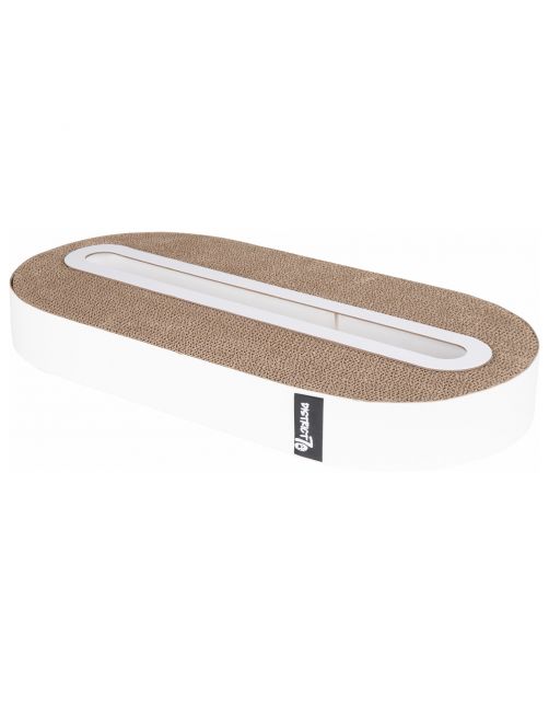 District 70 Krabspeelgoed Track - Kattenspeelgoed - 52x26x6 cm Wit