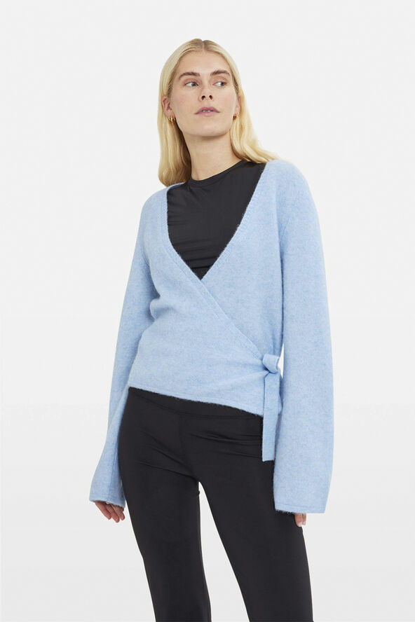 Envii ENADA LS V-N KNIT 7216 Clear sky mel