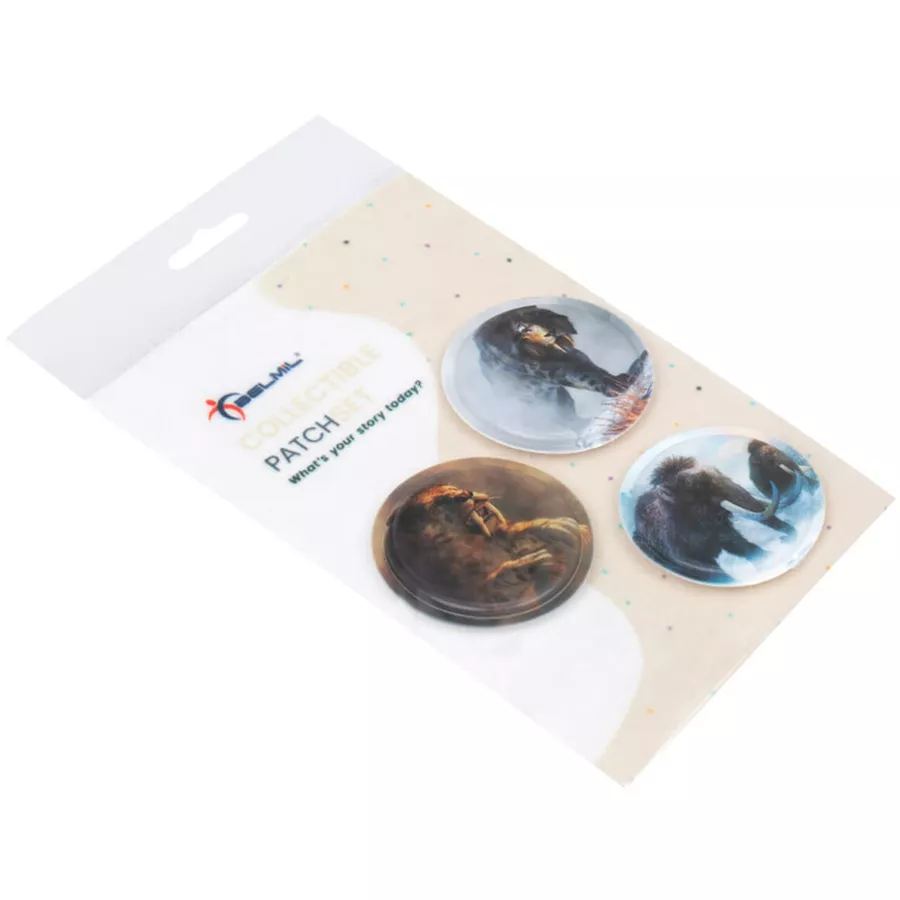Belmil Patch Belmil Patches mit Klettverschluss Set 3-teilig Stone Age