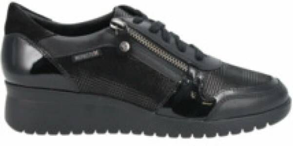 Mephisto IASMINA 7800 23414 4200 12200 Zwarte dames veterschoenen wijdte H