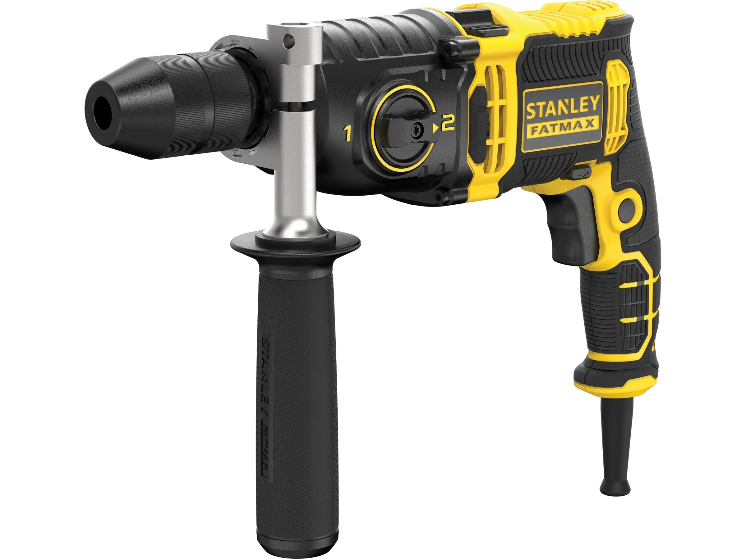 Stanley FatMax 850 W Schlagbohrmaschine FMEH850K inkl. Tiefenanschlag mit Koffer